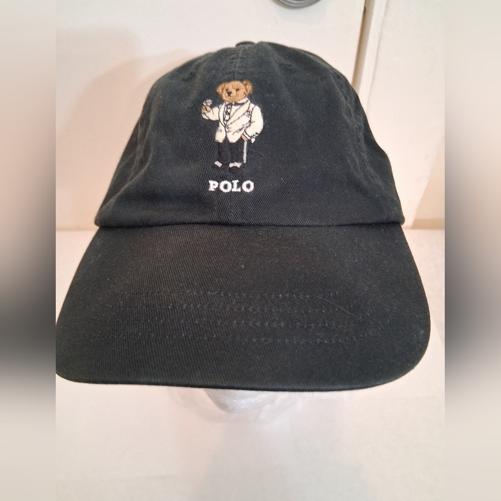 Polo Ralph Lauren Bear Hat Blue Faded